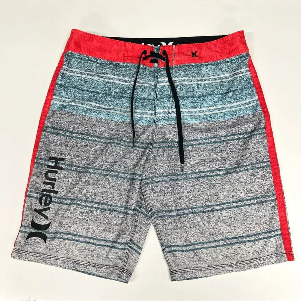 Hurley | Phantom Blue Stripe Boardshorts